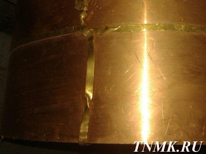 Фольга бронзовая 0.2х300 БрКМЦ3-1 купить в Нижнем Тагиле