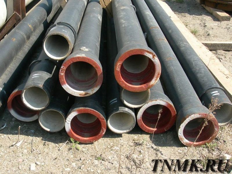 Труба чугунная оцинкованная ВЧШГ ДУ 150 L=6м ГОСТ 9583-75 купить в Нижнем Тагиле